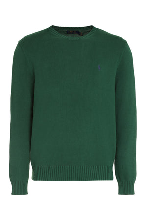 Cotton crew-neck sweater-0